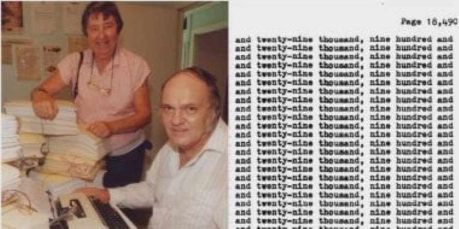 رجل يكتب الأرقام من واحد إلى مليون يدويا خلال 16 عاما ويدخل موسوعة جينيس رجل يكتب الأرقام من واحد إلى مليون يدويا خلال 16 عاما ويدخل موسوعة جينيس