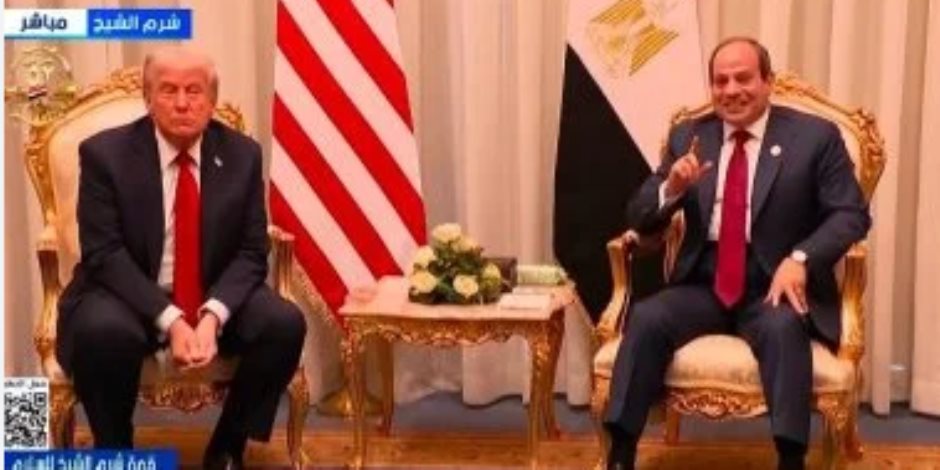 السيسي للرئيس ترامب: أنتم قادرون على تحقيق السلام في المنطقة