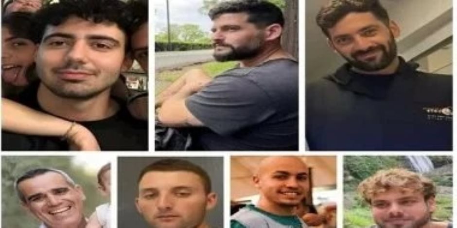 صحيفة يسرائيل هيوم تنشر صور الرهائن الإسرائيليين الـ7 المفرج عنهم
