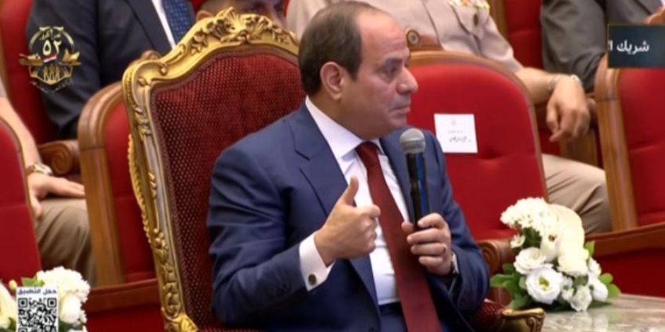 الرئيس السيسي: متفائل جدا بحالنا دلوقتي الرئيس السيسي: متفائل جدا بحالنا دلوقتي