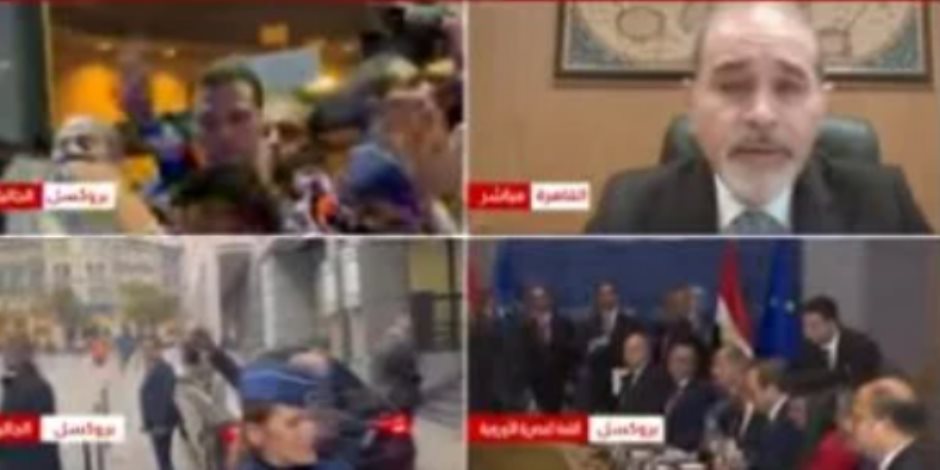 السفير وائل حامد: حجم التبادل التجاري بين مصر والاتحاد الأوروبي بلغ 32 مليار يورو السفير وائل حامد: حجم التبادل التجاري بين مصر والاتحاد الأوروبي بلغ 32 مليار يورو