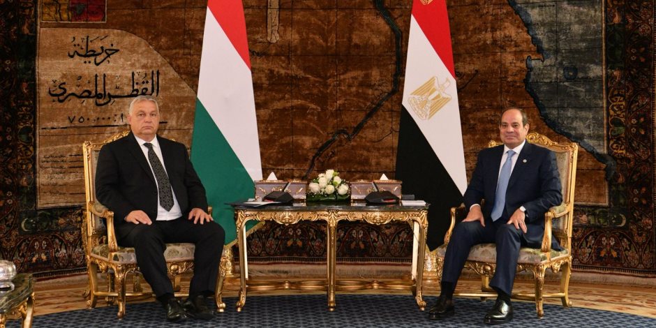 الرئيس السيسي يستقبل فيكتور أوربان رئيس وزراء دولة المجر الرئيس السيسي يستقبل فيكتور أوربان رئيس وزراء دولة المجر