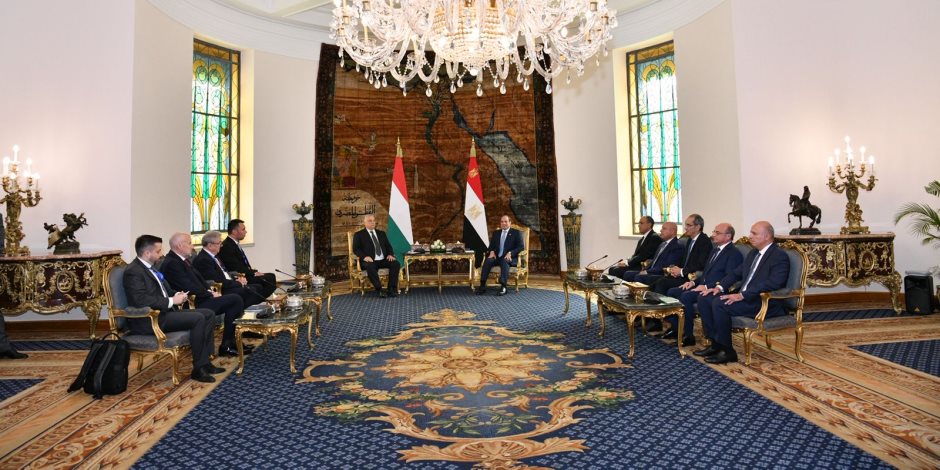 الرئيس السيسى يشيد بدعم المجر للمواقف المصرية داخل مؤسسات الاتحاد الأوروبي الرئيس السيسى يشيد بدعم المجر للمواقف المصرية داخل مؤسسات الاتحاد الأوروبي