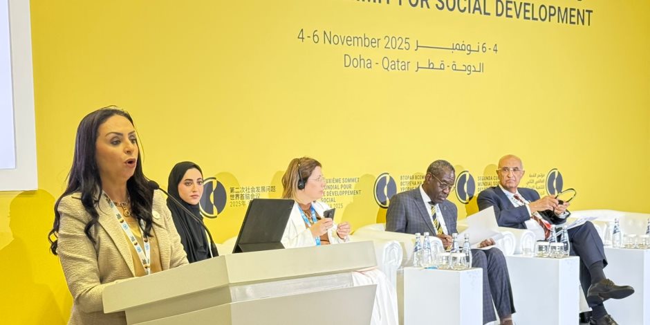 وزيرة التضامن تشارك في جلسة تحت عنوان "حماية الأسر في الحروب والنزاعات