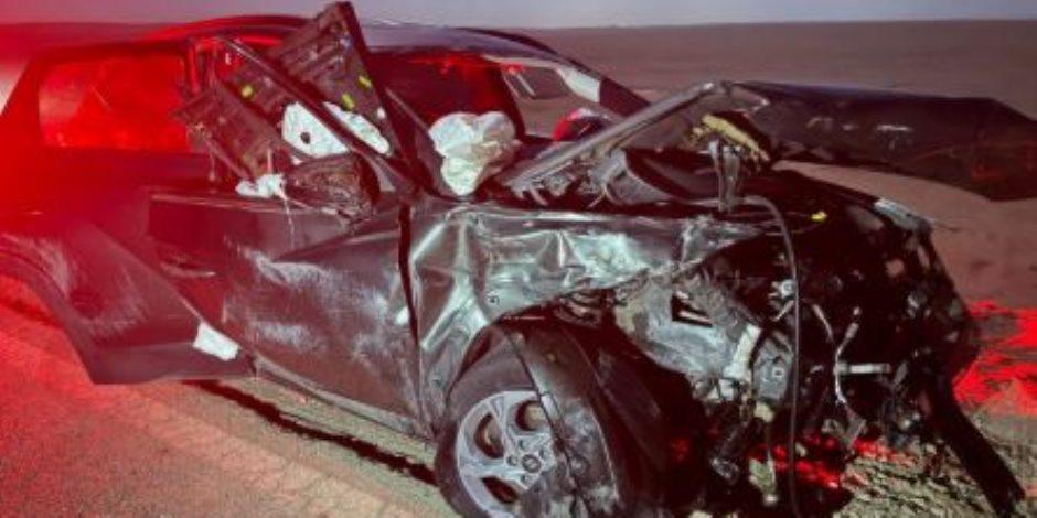 في حالة جرحة جداً.. إسماعيل الليثي يتعرض لحادث مروع في المنيا (صور)