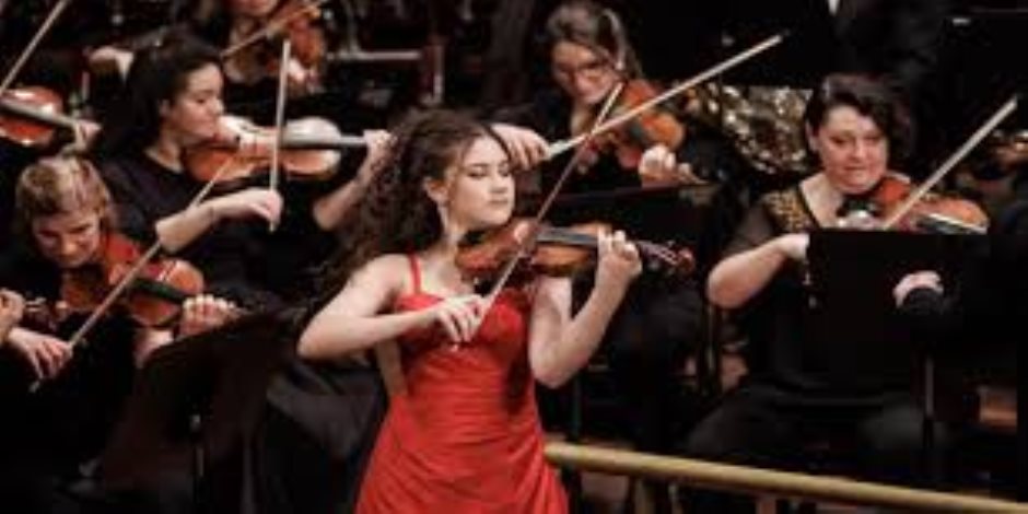 العازفة مريم أبو زهرة: عزفنا الموسيقى فى أجواء محاطة بالتاريخ بالمتحف الكبير