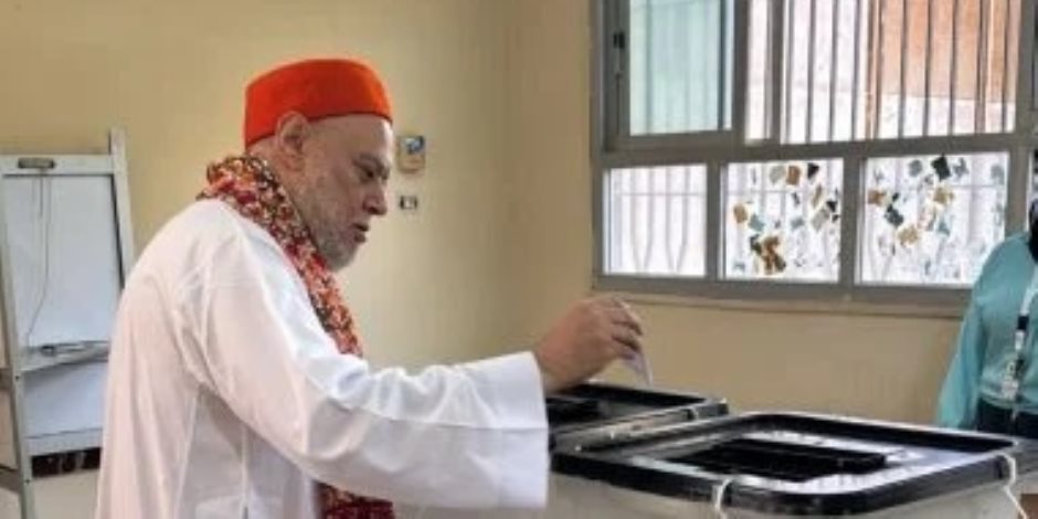 الدكتور علي جمعة يدلي بصوته في انتخابات مجلس النواب بأكتوبر