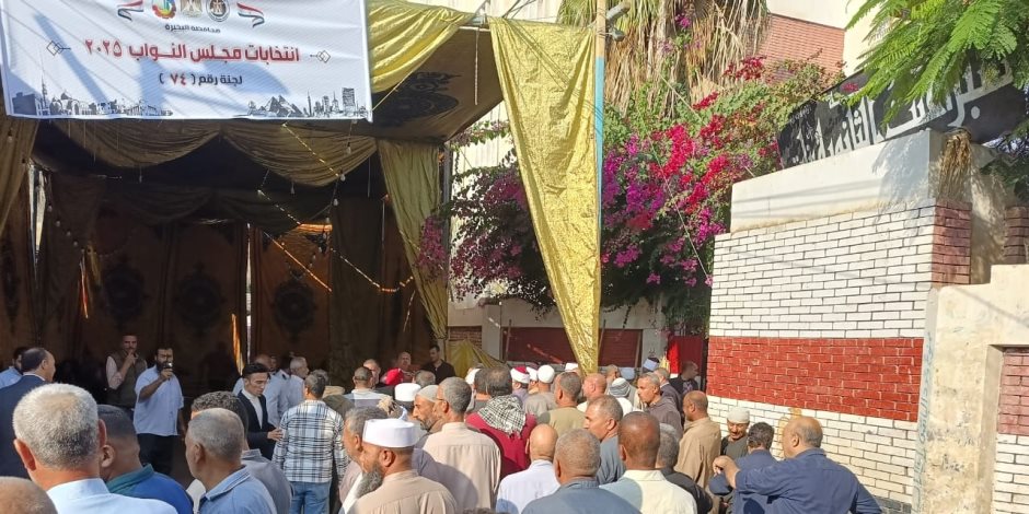 إقبال كثيف في وادي النطرون وأبو المطامير والنوبارية ودمنهور مع انطلاق التصويت في انتخابات مجلس النواب بالبحيرة