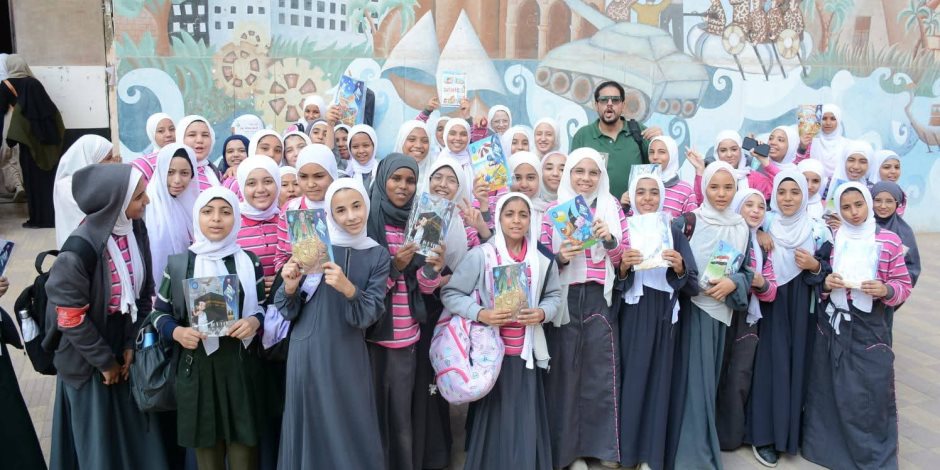 مجلة "نور" تحتفل بعشر سنوات من الإبداع مع أطفال معهد مدينة نصر النموذجي