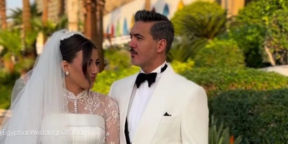  حفل زفاف المطربة هايدى موسى على المذيع محمد غانم.. صور
