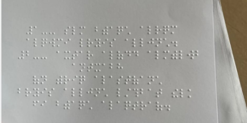 بطاقات اقتراع بلغة برايل لضمان مشاركة ذوي الإعاقة البصرية في انتخابات النواب