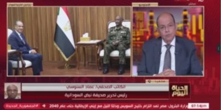 صحفى سودانى: الموقف المصرى جعل السودانيين يشعرون بالأمان واستقرار الوضع