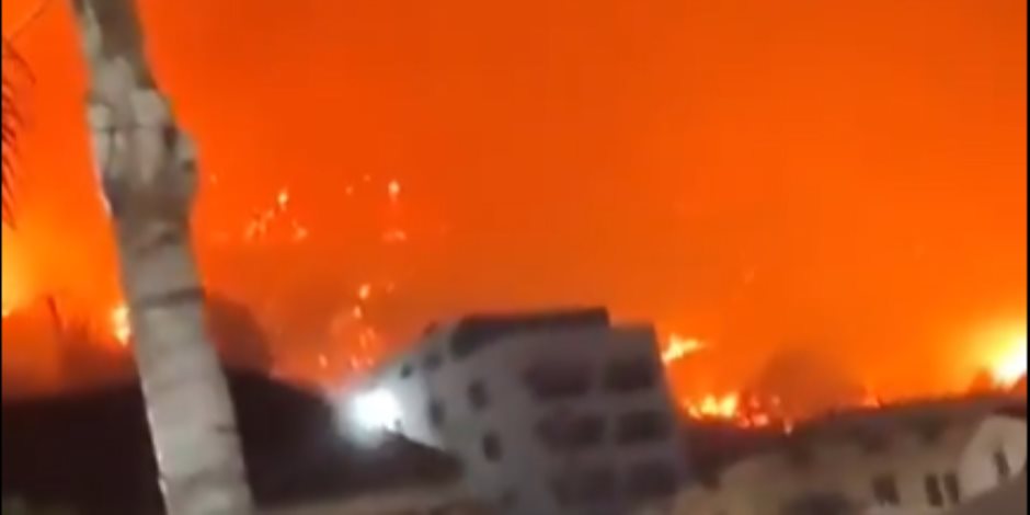 بسبب تغيرات المناخ.. 29 حريقا خلال ساعات الليل فى غابات الجزائر.. فيديو