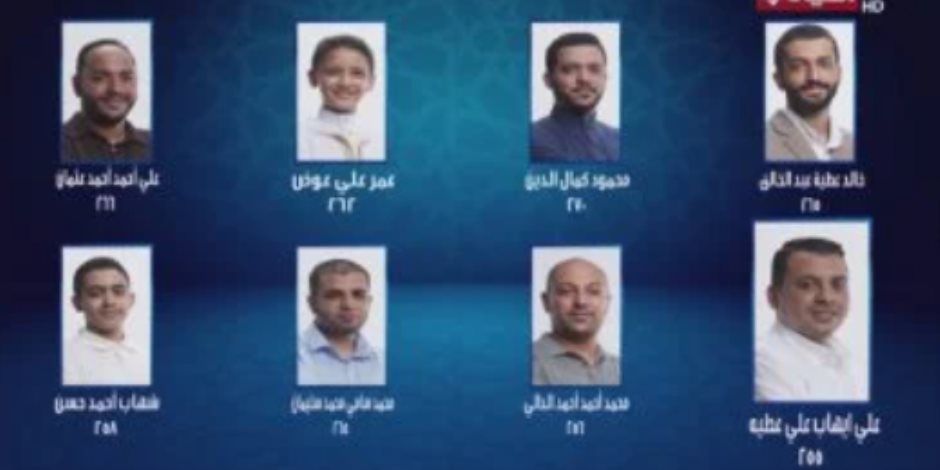 المتسابق محمود كمال الدين يحصل على أعلى الدرجات ببرنامج دولة التلاوة