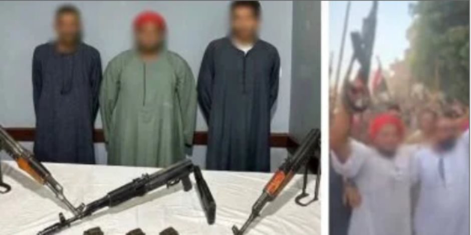 ضبط أنصار مرشح برلماني أطلقوا أعيرة نارية في قنا ابتهاجا بفوزه