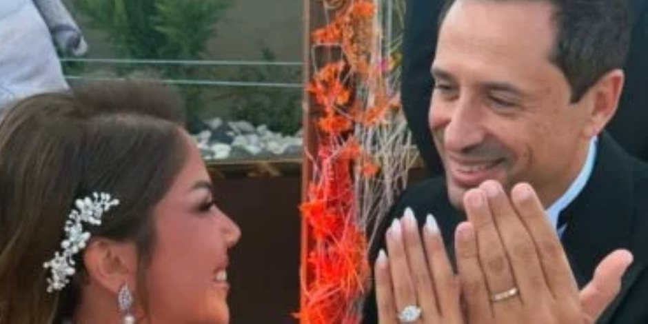 أحمد سالم يحتفل بعقد قرانه على رشا بدوى وسط حضور الفنانين والأصدقاء (صور)