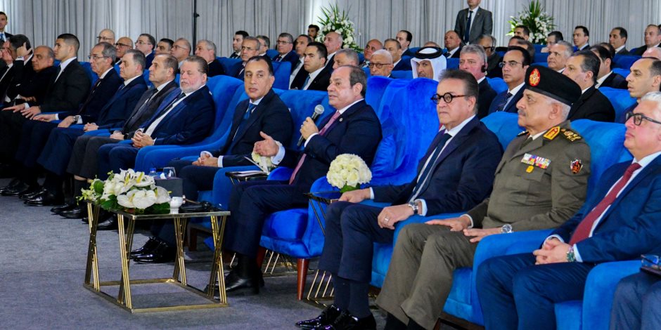 الرئيس السيسي: الإرادة والعمل الجاد المشترك مكّن الدولة من تحقيق الأهداف المرجوة
