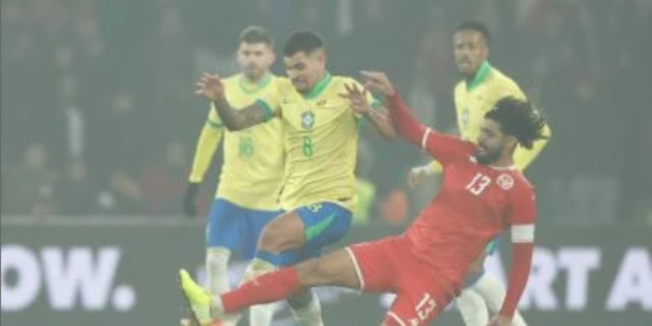 التعادل يحسم موقعة البرازيل ضد تونس فى غياب الجزيرى وبن رمضان