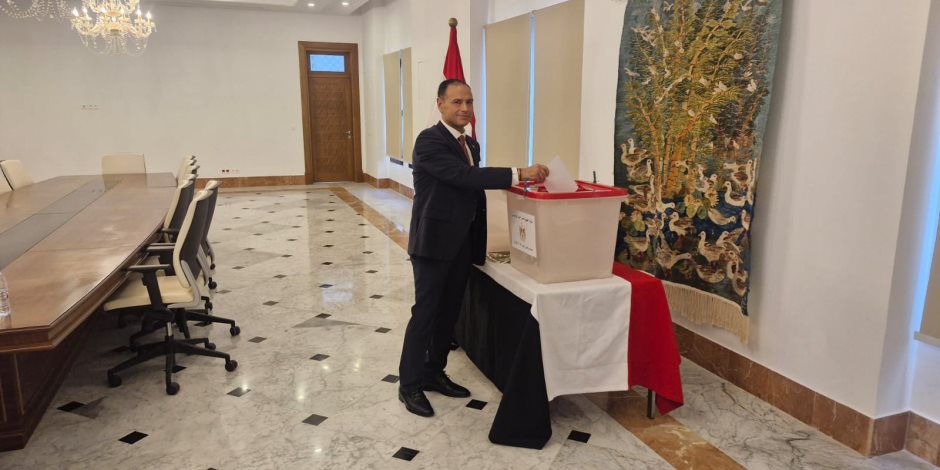توافد المصريين في تونس للمشاركة في المرحلة الثانية من انتخابات مجلس النواب 2025