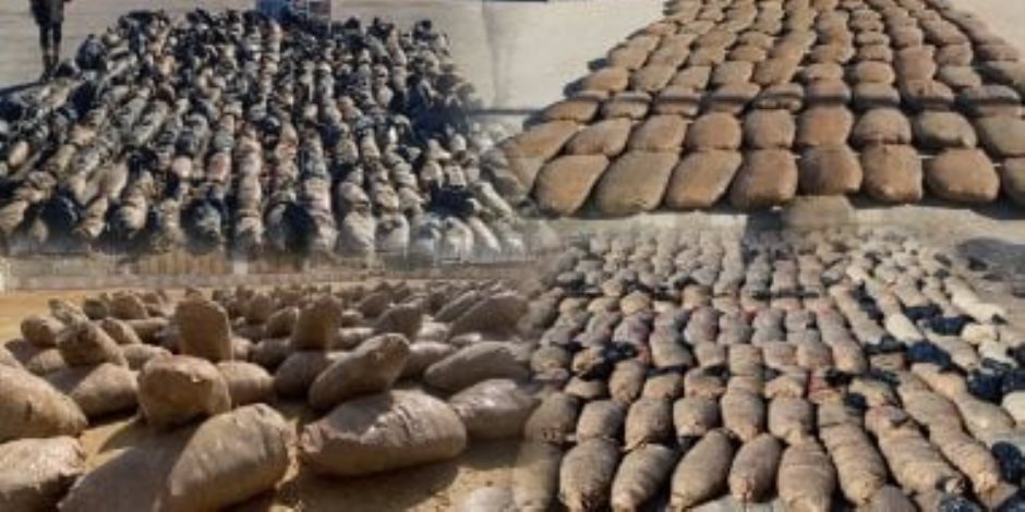 ضبط شحنة مخدرات «طن حشيش» فى الرمل بمحافظة الإسكندرية