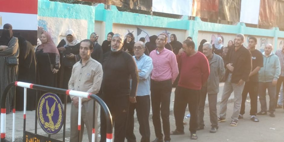 إقبال كبير للناخبين فى الدائرة الخامسة بالغربية 