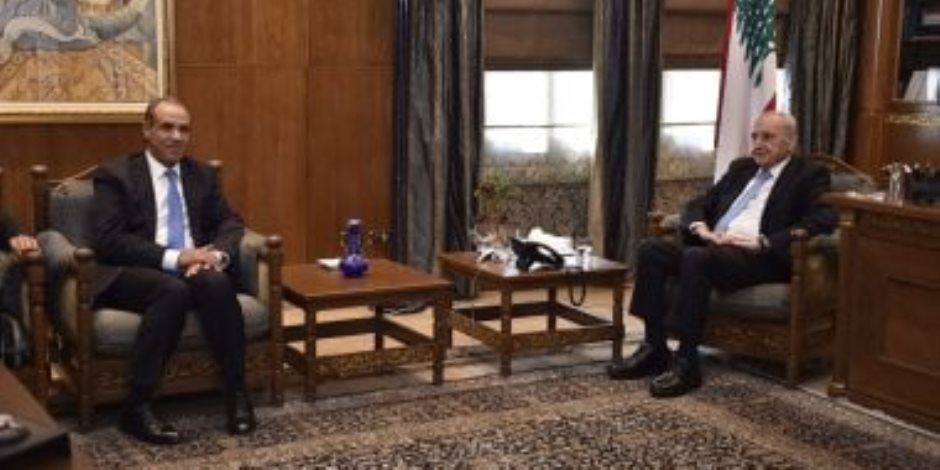 وزير الخارجية يلتقى رئيس مجلس النواب اللبنانى فى بيروت