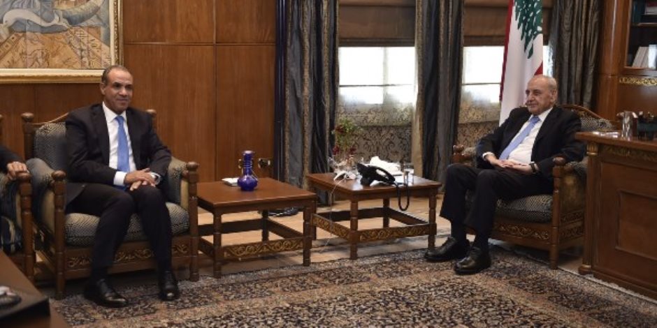 وزير الخارجية يلتقى رئيس مجلس النواب اللبنانى فى بيروت