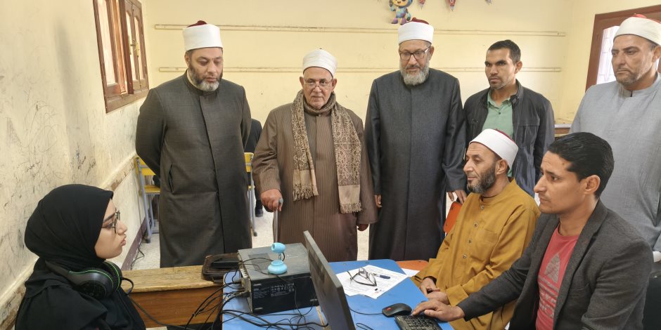 لجنة شؤون القرآن بالأزهر تتفقد فعاليات مسابقة القرآن الكريم بالفيوم