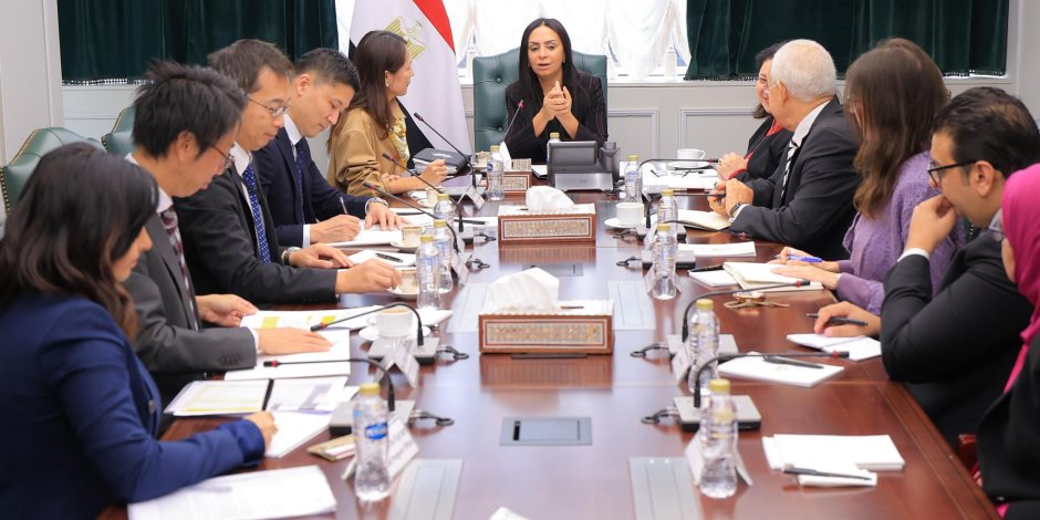 وزيرة التضامن الاجتماعي تلتقي نائب رئيس هيئة التعاون الدولي اليابانية "JICA" 