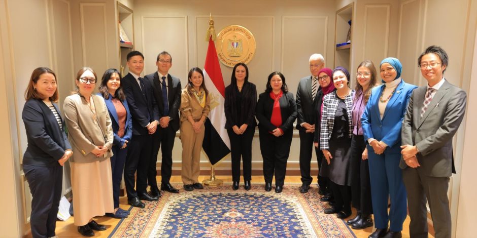 وزيرة التضامن تلتقي نائب رئيس هيئة التعاون الدولي اليابانية "JICA" 