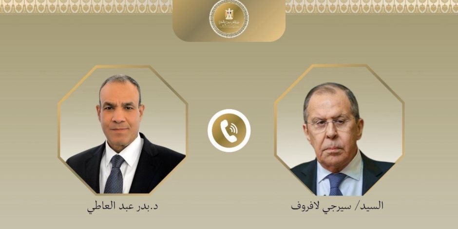 وزير الخارجية يؤكد لنظيره الروسي أهمية تنفيذ المرحلة الثانية من اتفاق غزة