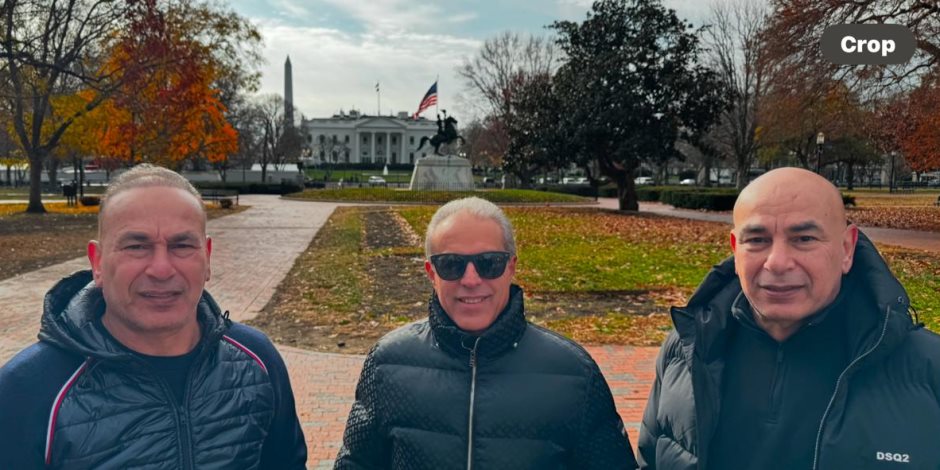 الدرندلى وحسام وإبراهيم حسن أمام البيت الأبيض قبل قرعة كأس العالم 2026