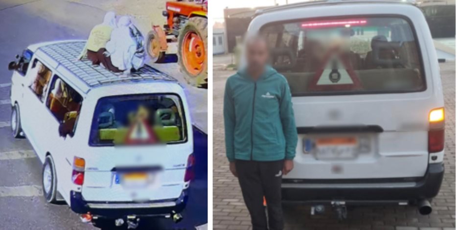 القبض على سائق فى الغربية لتحميل السيارة بعدد أزيد من المقرر والسماح لفتاتين بالجلوس أعلى الميكروباص 