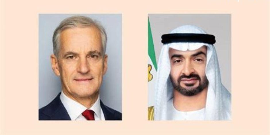 رئيس الإمارات ورئيس وزراء النرويج يبحثان هاتفياً علاقات البلدين والتطورات الإقليمية