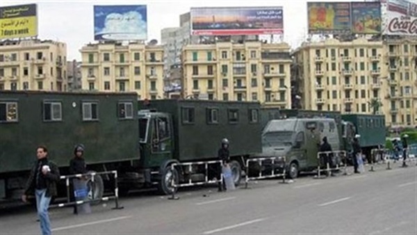 تواجد أمنى مكثف بميدان التحرير تواجد أمنى مكثف بميدان التحرير