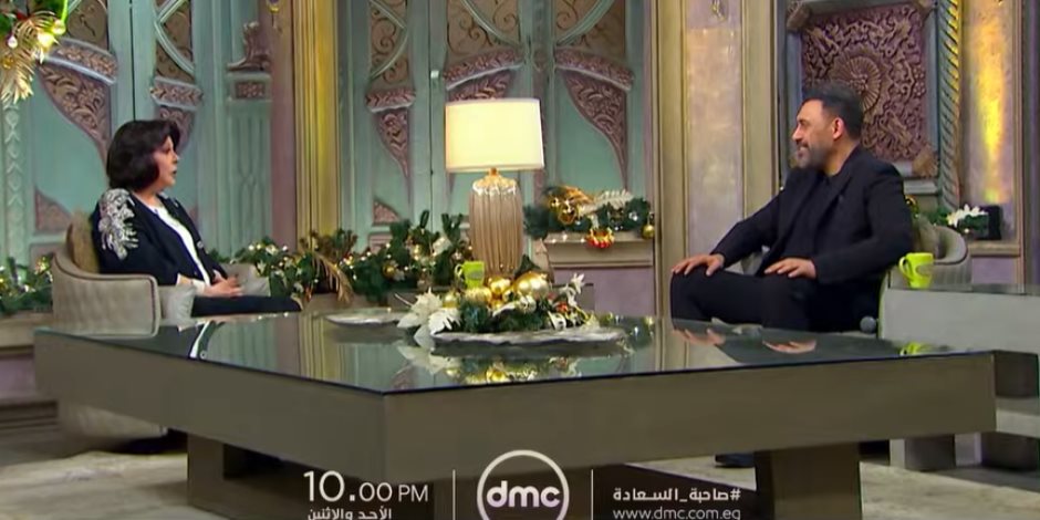 عمرو مصطفى ضيف صاحبة السعادة الليلة على قناة dmc