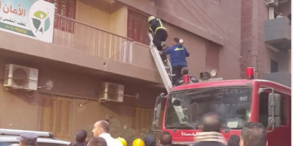 ملحمة لرجال الإسعاف والحماية المدنية في حريق مركز علاج الإدمان ببنها.. صور