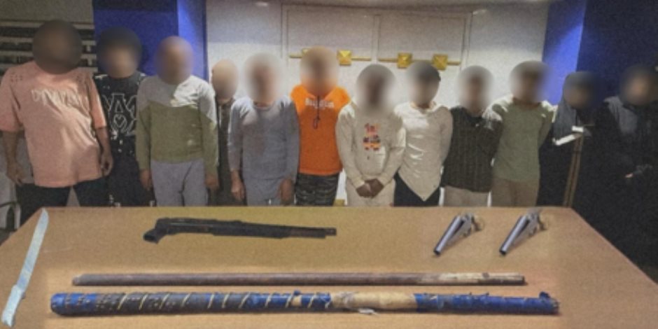 ضبط طرفي مشاجرة بالأسلحة النارية والبيضاء في الوراق