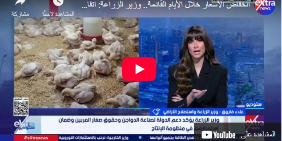 وزير الزراعة: اتفاق مع اتحاد منتجي الدواجن لخفض الأسعار خلال أيام