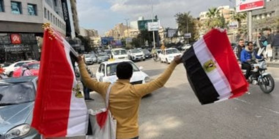 أعلام مصر تغزو الشوارع قبل مواجهة السنغال فى نصف نهائي أمم أفريقيا