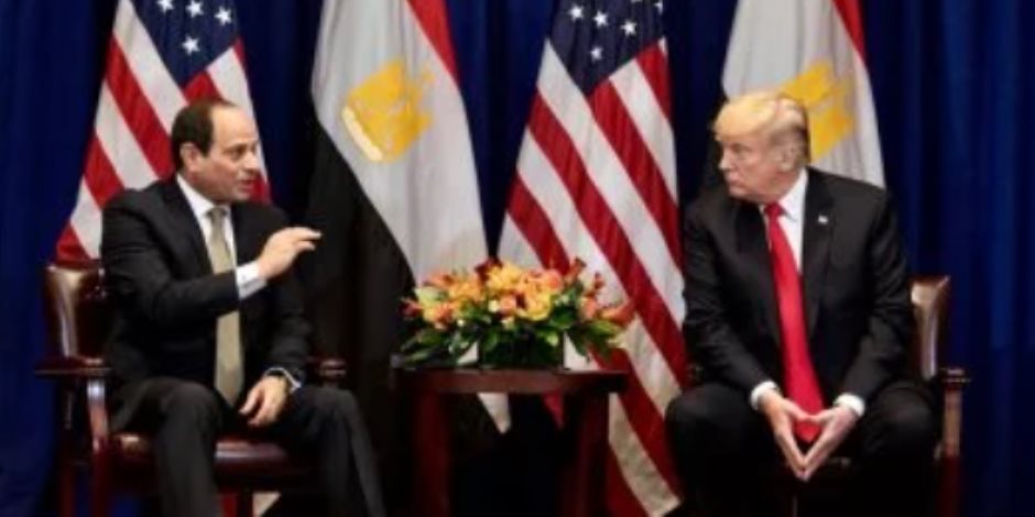 ترامب يبعث برسالة شكر للرئيس السيسى على جهوده في وقف إطلاق النار بغزة