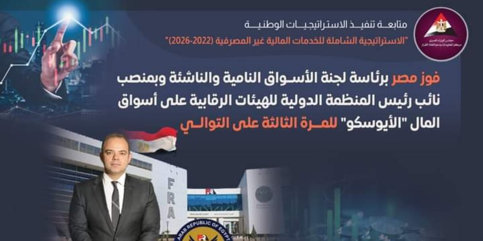 2024 لـ2026 الدورة الثالثة بالتوالي لرئاستها لجنة الأسواق النامية والناشئة.. مصر الأكثر جاذبيةً بأسواق أوروبا الوسطى والشرقية والشرق الأوسط وأفريقيا