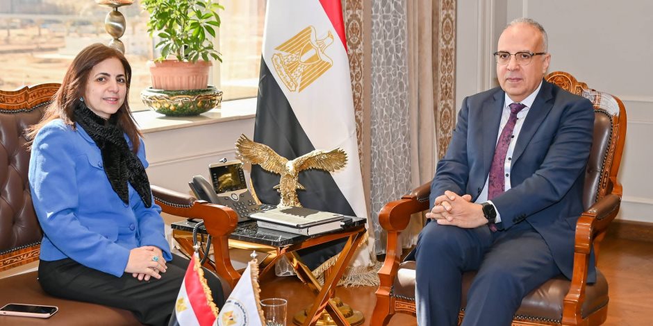 وزير الري يستقبل مساعد وزير الخارجية وأمين عام "الوكالة المصرية للشراكة من أجل التنمية"