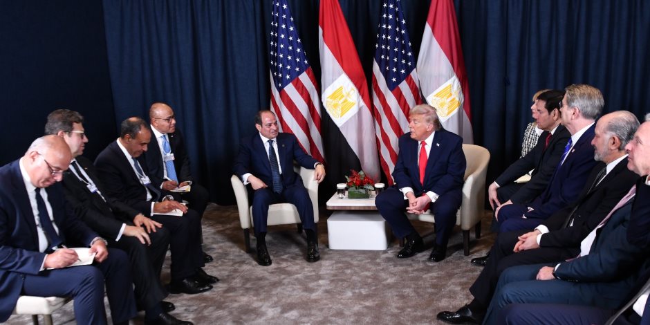 لقاء الرئيس السيسي وترامب على هامش منتدى دافوس.. فيديو