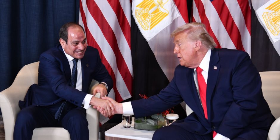 ترامب: الرئيس عبد الفتاح السيسي قائد عظيم