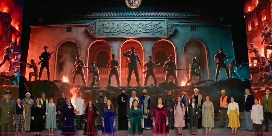 الرئيس السيسى يشاهد عرضا فنيا بعنوان «قصة وطن» خلال حفل عيد الشرطة الـ74 (فيديو)