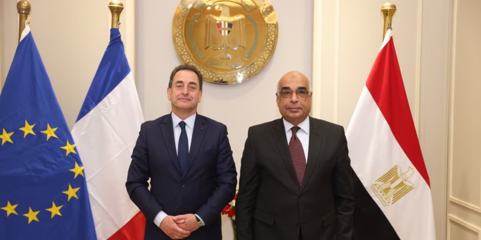 وزير العدل يستقبل سفير جمهورية فرنسا بالقاهرة