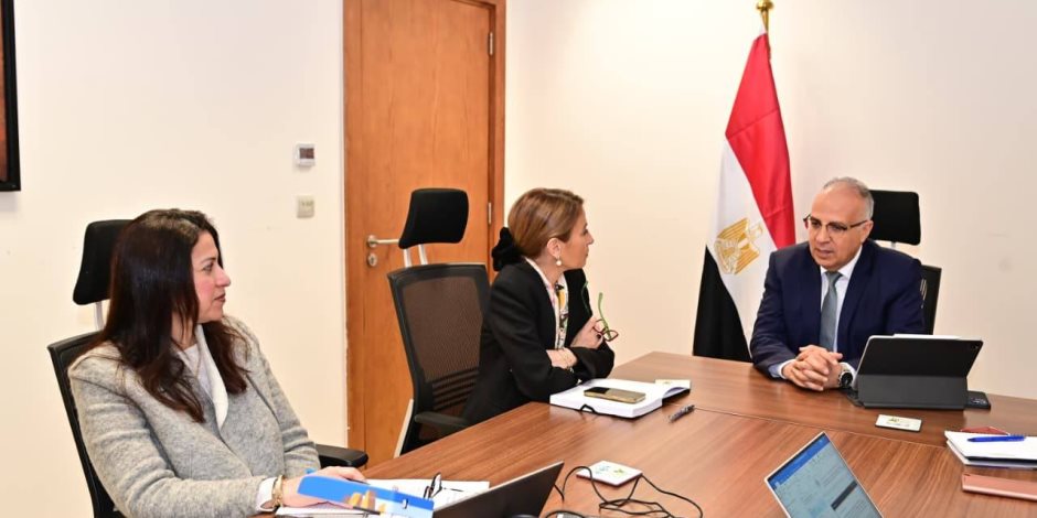 وزير الري يلتقي المدير الإقليمي لمكتب اليونسكو بالقاهرة