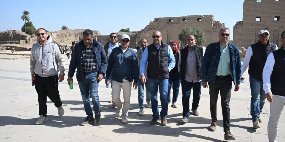 الأمين العام للمجلس الأعلى للآثار يتفقد عدداً من المشروعات الأثرية بالأقصر