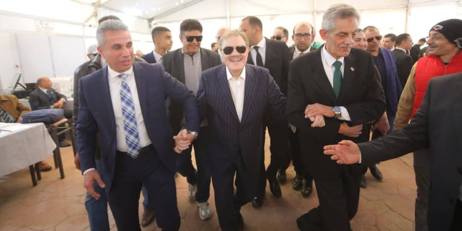 السيد البدوي يدلي بصوته في انتخابات رئاسة حزب الوفد